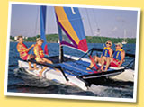 Family on a Sailboat Rental