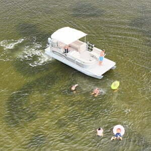 Adventures at sea's Pontoon boat rentals Best price and cheapest rates 