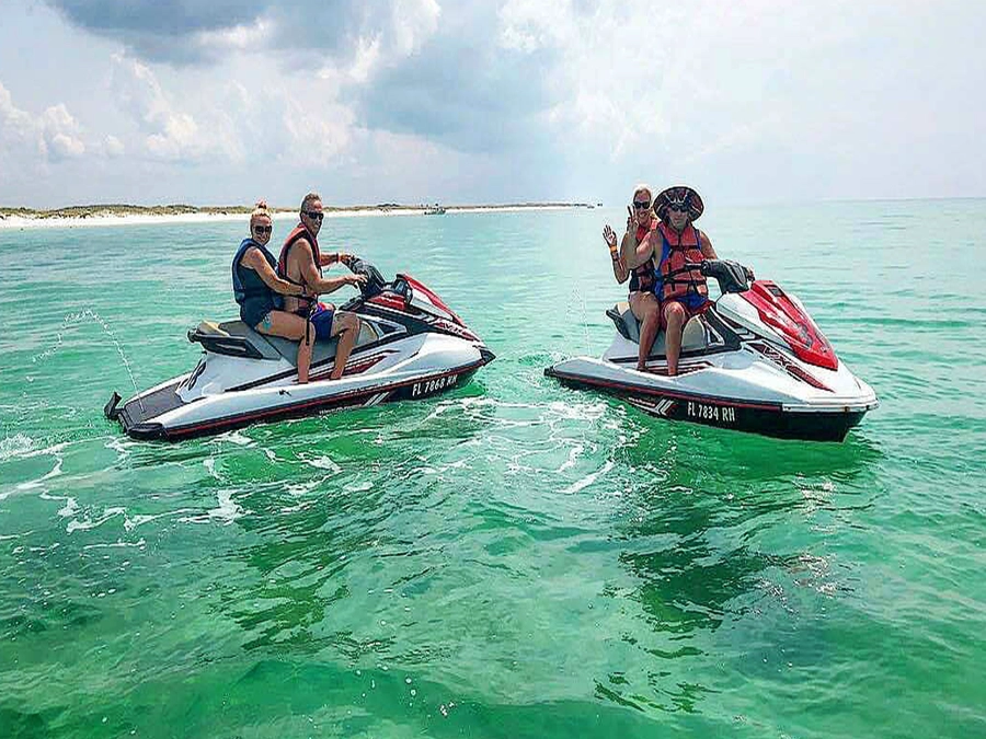 Waverunner tour to shell island